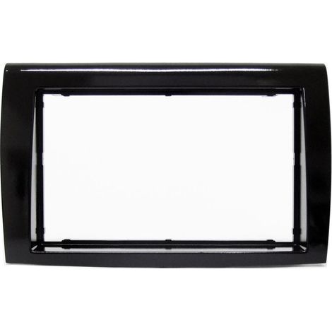 KIT MASCHERINA MONTAGGIO AUTORADIO AFTERMARKET 2DIN COMPATIBILE PER FIAT BRAVO 2007-2012 NERA