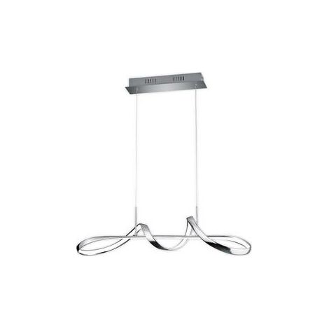 [GEBRAUCHT] B-Ware Reality Leuchten Hängeleuchte Pendelleuchte Led Deckenleuchte Chrom Dimmer