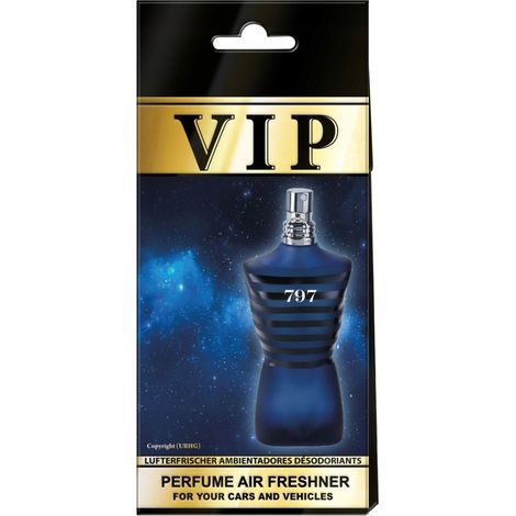 Caribi VIP 797 Profumo per auto Jean Paul Gaultier Ultra Male