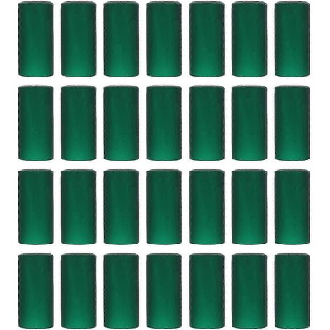 60 capsules thermorétractables vertes en PVC pour le scellage de bouteilles, la conservation du vin, bouchons sous film rétractable (1/5)