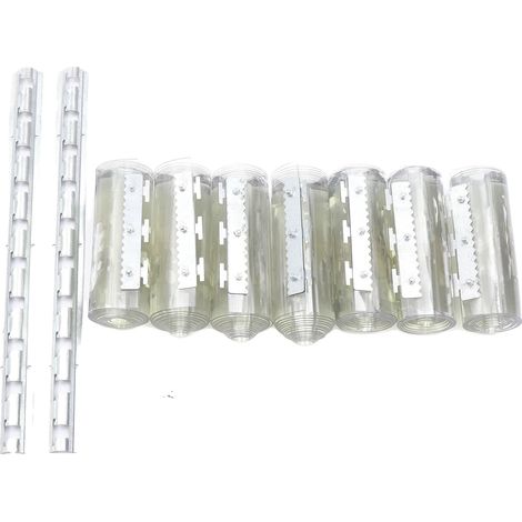 Rideau de séparation, design transparent, facile à installer, Transparent (1/2)