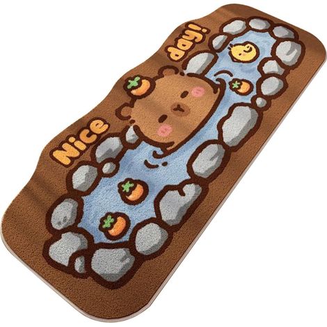 Tapis de sol doux imitation cachemire Tapis de bain Tapis de bain 40 x 120 cm pour la maison et le bureau Tapis de sol antidérapant