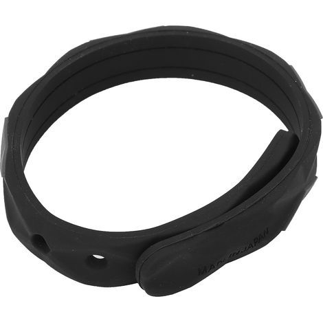 Bracelet Équilibre Énergétique en Silicone - Améliore le Sommeil et Neutralise l'Électricité Statique - Unisexe Noir (1/5)
