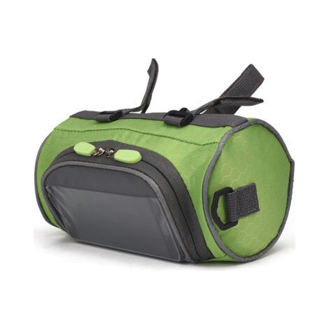 BUNTHAUS Grand sac vert pliable et étanche pour VTT et téléphone portable (1/5)