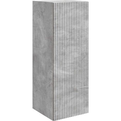 vidaXL Armoire Murale Gris béton 33 x 34,5 x 90 cm Bois d'ingénierie