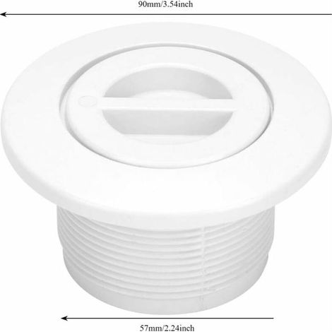 Bouchon de remplacement de piscine accessoires de piscine sortie d'égout d'aspiration d'eau avec couvercle nettoyage bouche égouttoir équipement d'aspiration des eaux usées de piscine (1/4)
