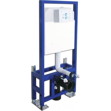 Réservoir à encastrer autoportant avec fixation pour cuvettes WC suspendues (1/3)