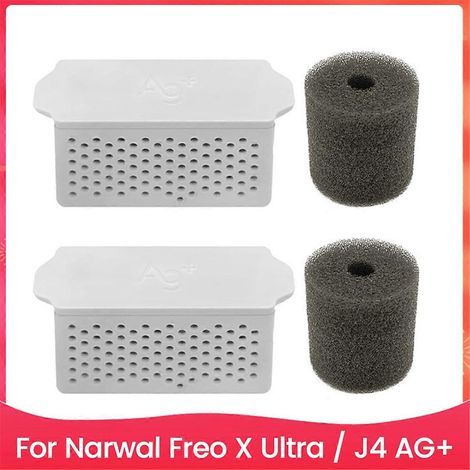Pour robot Narwal Freo X Ultra/J4, module de stérilisation Ag+ aux ions d'argent, réservoir d'eau, filtre à mousse, aspirateur C (1/5)