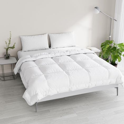 Italian Bed Linen Piumino Invernale Bicolore sogni e capricci, Bianco/Bianco,Matrimoniale 250x200cm (1/3)