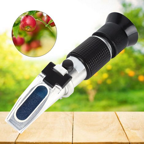 Réfractomètre portatif de haute précision, mesure du vin, double échelle 0-40 % Brix, appareil de mesure des liquides (1/5)