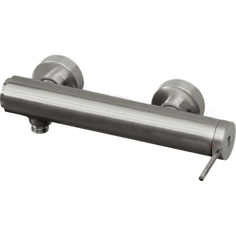Essebagno Luisa mechanische Duscharmatur gebürsteter Edelstahl