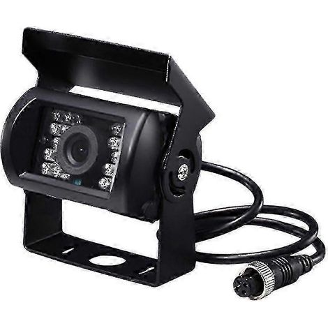 Moniteur de recul pour voiture avec caméra infrarouge 18 pouces, 700 TVL, CCD, 12/24 V, compatible avec camions et bus. (1/5)