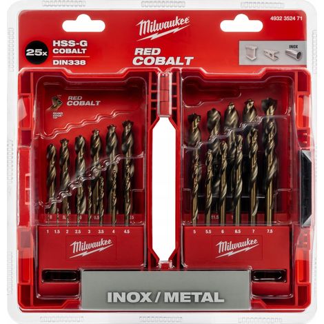 HSS-G COBALT Metallbohrer Kassette 25-tlg. (1/5)