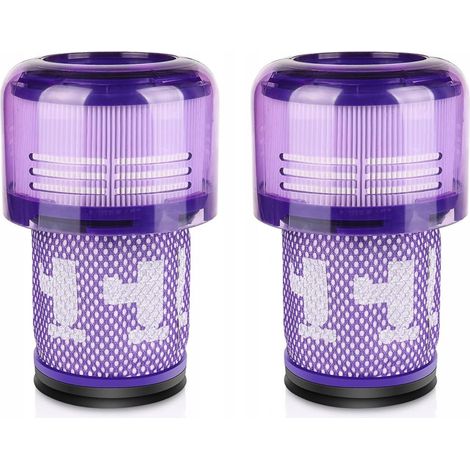 2 filtres lavables pour aspirateur Dyson V12 Detect Slim Absolute HEPA (1/5)