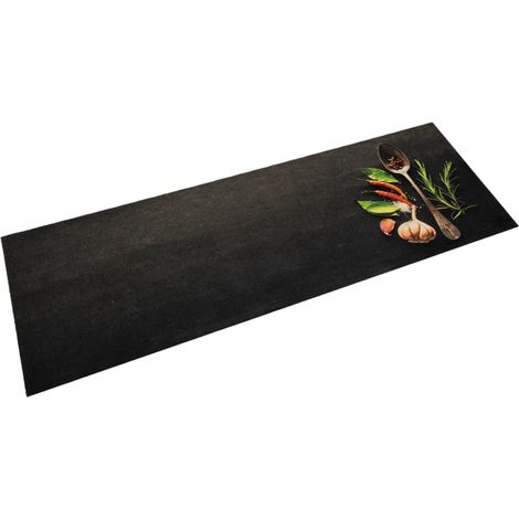 Küchenteppich Waschbar Gewürze 60x180 cm Samt