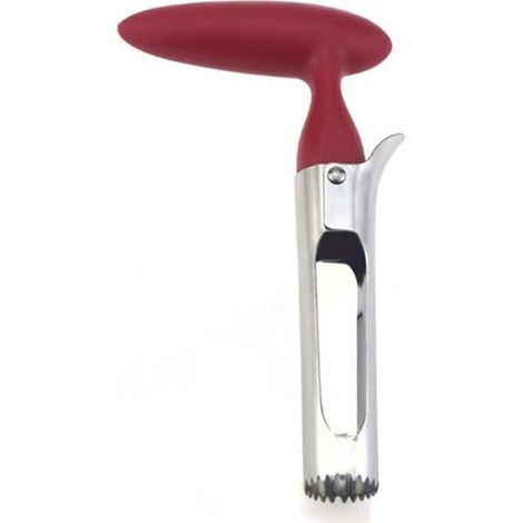 Évideur de cuisine – Lame dentelée extra tranchante en acier inoxydable pour un retrait facile du trognon – Évideur de pommes facile à utiliser, à nettoyer et durable. (1/5)