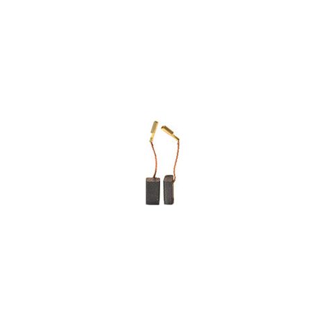 Juego de 2 carbones adaptables para Casals. Dimensiones: 5 x 8 x 15 mm.