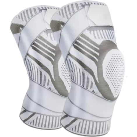 Genouillère, Genouillère Travail Compression 360 Sans Sangle, Genouilleres Travaux Respirant Compression Ajustable, Pour le Sport, La Marche (1/5)