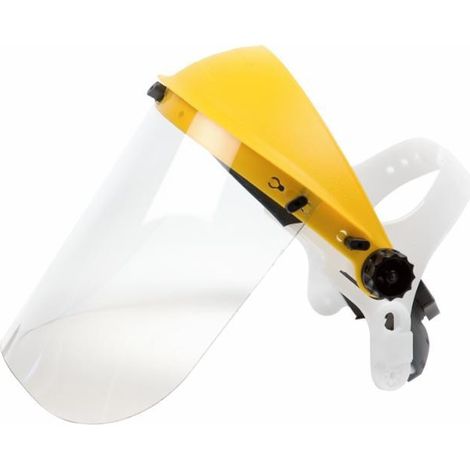 Lem Select – Visière de protection polycarbonate – Écran facial transparent – Bandeau réglable – Protection contre pierres et branches