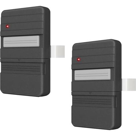 Set di 2 telecomandi per porte da garage 390 MHz compatibili con interruttore a soffitto DIP 9 12 (1/4)