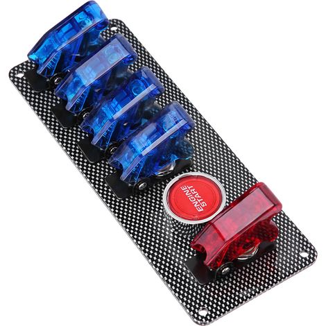 6-in-1-Rennwagen-Bedienfeld mit 12-V-Motorstartknopf (1/5)