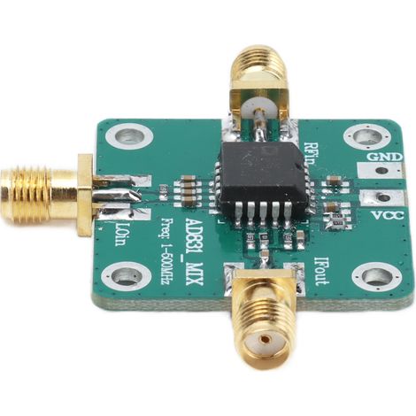 Module mélangeur RF haute fréquence 0.1-500MHz AD831, carte de mixage électronique pour composants, fréquence variable, usage radio. (1/5)