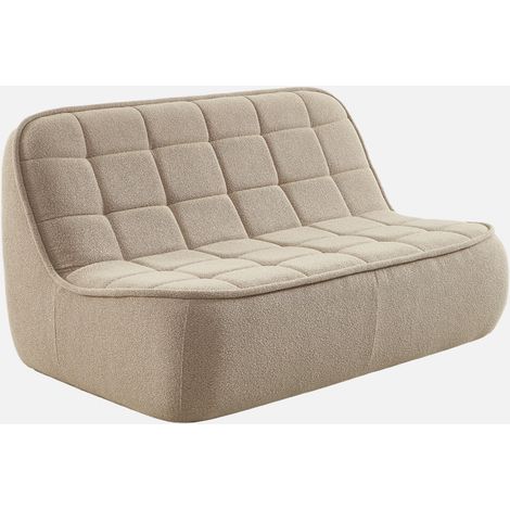 Sillón borreguito texturizada, 2 plazas
