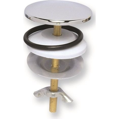 TIRINNANZI Copriforo Pesante Completo Ottone Cromato Ø50mm - 412900OC (1/2)