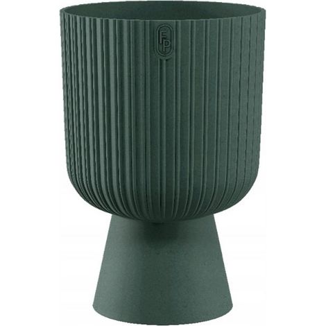 Keli Mika Petit Eco Wood 18 Malachit-Blumentopf FORM-KUNSTSTOFF