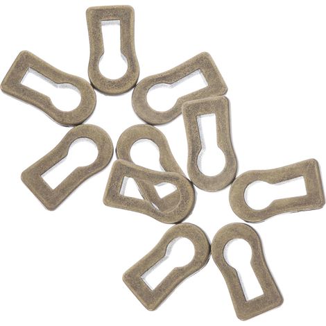Holibanna Lot de 10 cache-serrures décoratifs, plaques (1/5)