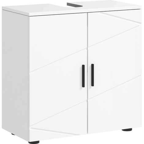 kleankin Bathroom Vanity Unit, Sink Cabinet with Shelf 10x 20cm