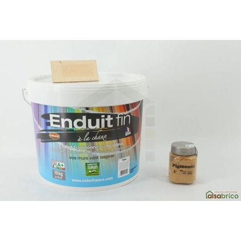 Enduit à la chaux à mélanger avec pigments naturels, (1/2)