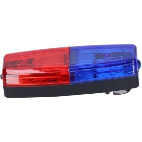 Accessoire extérieur bleu rouge multifonctionnel de lumière d'épaule de police pour la course de nuit (1/4)