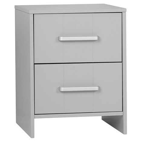 Table de chevet enfant 48 x 40 x 54 cm avec 2 tiroirs blanc – CALMO (1/2)