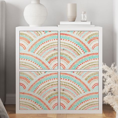 Stickers meuble - Motif Oriental - 1 Sticker - 50x50 cm - Adhésif BRILLANT (1/5)