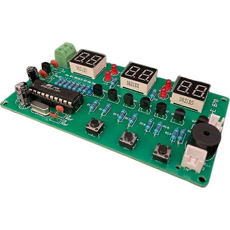 Kit de bricolage AT89C2051 Horloge électronique numérique à tube LED Composant 5V-12V CC (1/4)