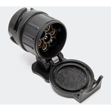 Adaptateur Prise attelage remorque 13 vers 7 pôles 12V 50A pour Véhicules (1/4)