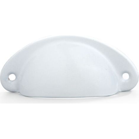 Peint en blanc-Poignee de meuble cuisine, 20 pièces poignée meuble, bouton de meuble, poignet meuble, poignee de meuble cuisine en fer courbé pour décorer des coiffeuses, des tiroirs, des meubles