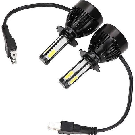 Phares de voiture LED ultra-lumineux H7 80W, étanches (1/5)
