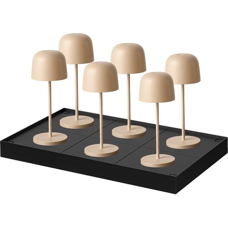 6 mini lámparas de mesa con bandeja de carga H20CM SOPHIA (1/5)