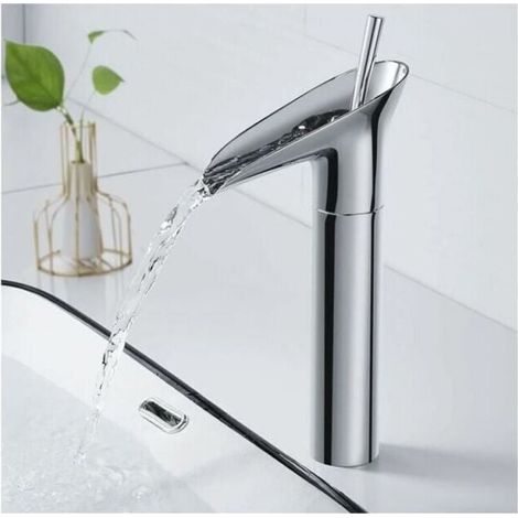 Bathroom Faucet, Bathroom Tap, Retro Chrome Single Handle Basin Mixer, Bathroom Mixer, Brass Basin Faucet, Basin Faucet (1/4)