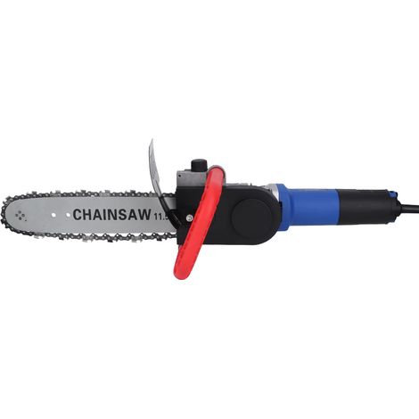 Adaptateur convertisseur meuleuse angle vers scie chaîne – support – travail bois