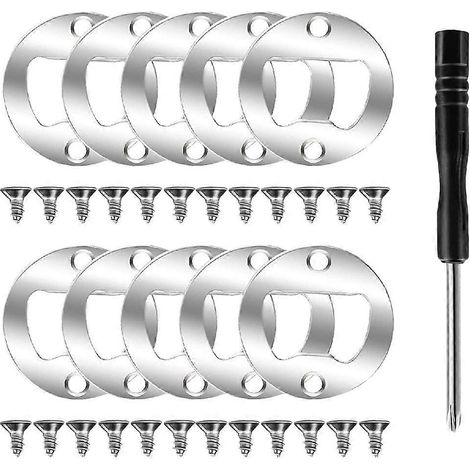 1 kit d'accessoires pour fabriquer un ouvre-bouteille (avec vis)-4x4cm (1/4)