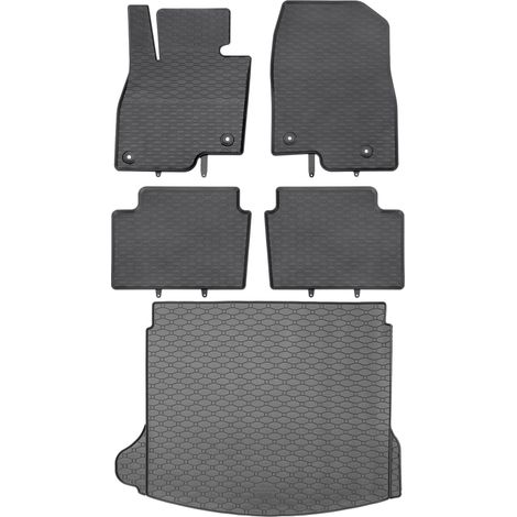 RIGUM 420005 Maletero + Alfombrillas GEYER 862/4C - Mazda 3 III Hatchback 09.2013-02.2019 (con y sin subwoofer) Zona de pies delantera VLV - INSTALADA (1/5)