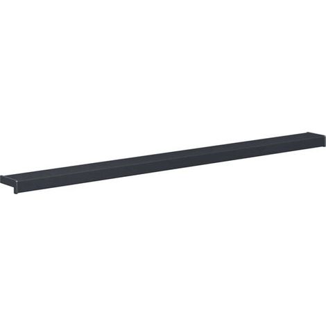 appui de fenêtre en PVC gris anthracite finition imitation bois (1/5)