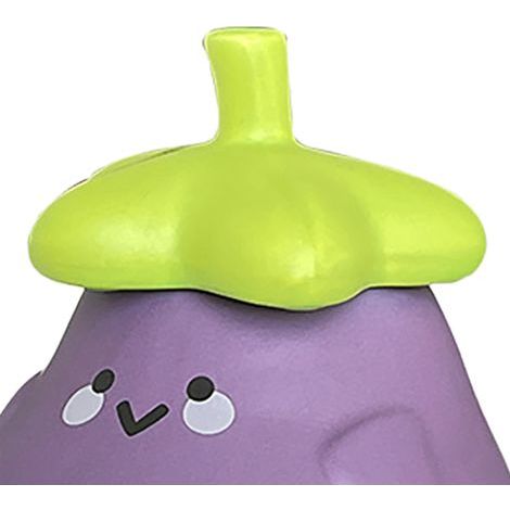 Wasserbecher in Auberginenform, lila Keramikbecher mit Deckel, tolles Preis-Leistungs-Verhältnis, niedlich, kreativ, lustig, fröhliche Aubergine (1/5)