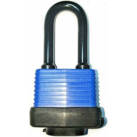 Padlock timbres de longue durée de la manille Touche identique aux cadenas bleue Heavy Duty Idéal pour la maison, hangar de jardin, extérieur, garage, verrouillage de sécurité de la porte de 2 (1/5)