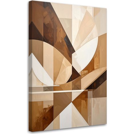Quadro su tela, Forme Figure Astrattismo geometrico, 40x60 (1/5)