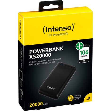 Powerbank INTENSO XS20000 Negro 20000 mAh (1/4)
