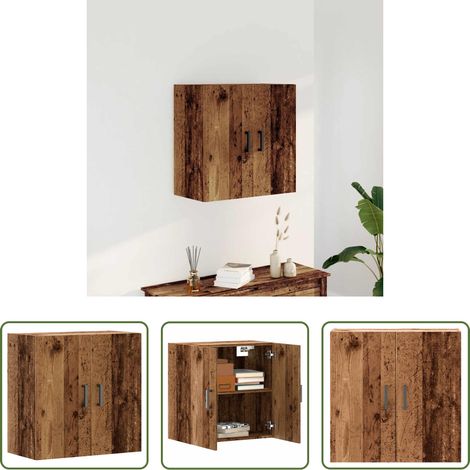 vidaXL Altholzoptik - Wandschrank Altholz-Optik 60x31x60 cm Holzwerkstoff (1/5)